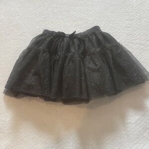 H&M Sparkly Black Tulle Skirt
